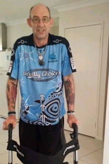 Mr Cook had his mesh removed at the end of last year and said his condition was much improved.
