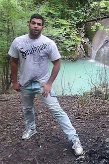 Hamid Kehazaei, 24, was airlifted mainland last week for emergency treatment for a life-threatening skin infection. (Supplied)