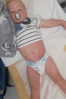 Verity said Tommy became very ill after reacting to the ibuprofen.