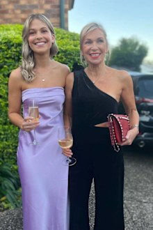Sarah Pocock with her mum, who was the first person she told about the abuse.