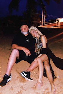 Kyle Sandilands and Imogen Anthony