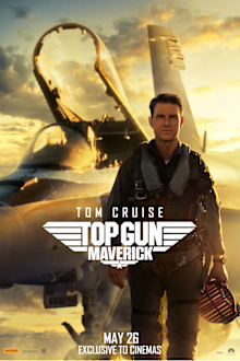 Tom  Cruise reprises his role as Lieutenant Pete "Maverick" Mitchell in Top Gun: Maverick.