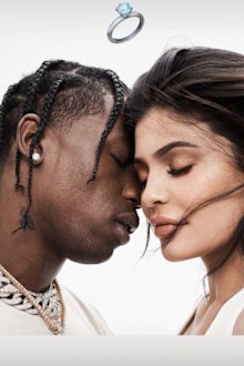 Kylie Jenner, Travis Scott, engagement ring, emoji, Instagram, photo