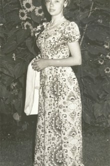 Juliane Koepcke on the night of her school dance, just a few days before the plane she was travelling in exploded over the Amazon.