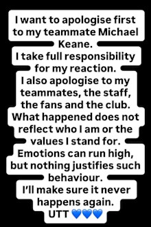 La disculpa de Idrissa Gueye.