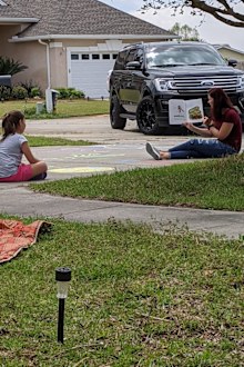 Katie Ricca sat with her student to see if she was feeling okay amid coronavirus lockdown.