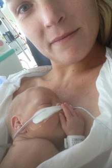 Emilia was in hospital for 97 days after she was born.