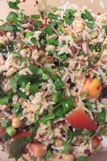 Batch cooking rice
