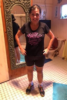 Jackie's BMI is now in a healthy range
