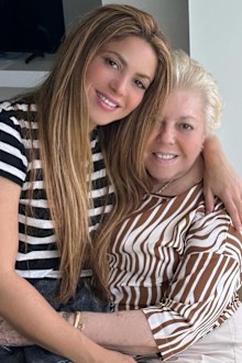 Shakira and her mum