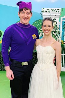 The Wiggles' Lachlan Gillespie and Dana Stephensen