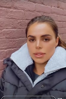 Sports Illustrated model Brooks Nader talks about the AirTag incident.