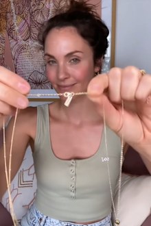 Laura Byrne, necklace layering