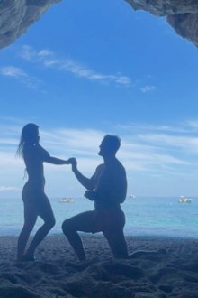 Danika Mason and Liam Knight proposal