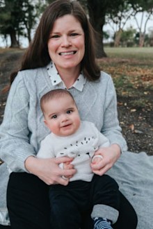 Phillips says she will be eternally grateful to the donor who helped her become a mum.