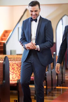 Michael's suit supplied by Ron Bennett.