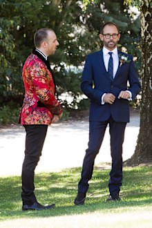 Craig's suit supplied by Ron Bennett.