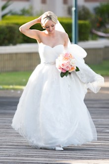 Nicole's dress provided by White Lily Couture.