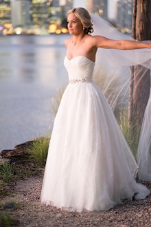 Nicole's dress provided by White Lily Couture.
