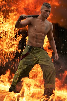 Mark is off to save a kitten from a tree while smoldering.