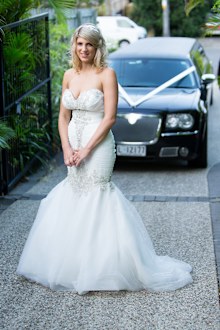 Bella's dress provided by White Lily Couture.