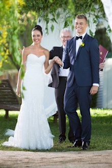 Mark's suit supplied by Ron Bennett.