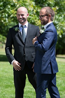 Craig Andy's suits supplied by Ron Bennett.