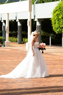 Nicole's dress provided by White Lily Couture.