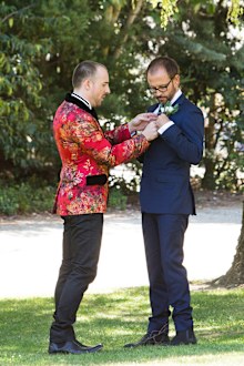 Craig's suit supplied by Ron Bennett.