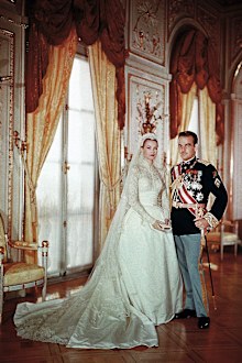 Princess Grace Kelly of Monaco wedding