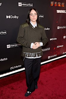 Billie Eilish attends the world premiere of 20th Century Studios "Avatar: Fire and Ash"