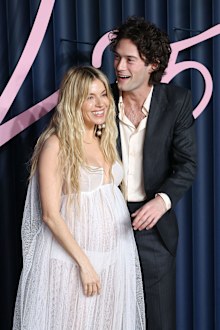 Sienna Miller and Oli Green attend The Fashion Awards 2025