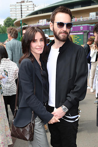 Courteney Cox and Johnny McDaid 