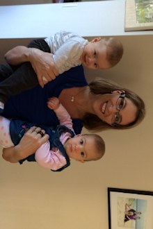 Josh Knox hospital cerebral palsy with mum babies