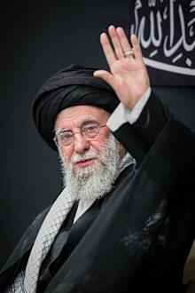 TEHRAN, IRAN - JULY 6: (----EDITORIAL USE ONLY - MANDATORY CREDIT - 'IRANIAN LEADER PRESS OFFICE / HANDOUT' - NO MARKETING NO ADVERTISING CAMPAIGNS - DISTRIBUTED AS A SERVICE TO CLIENTS----) Iranian Supreme Leader Ayatollah Ali Khamenei makes his first public appearance since the war with Israel by attending an Ashura ceremony in Tehran, Iran, on July 6, 2025. Khamenei, who did not join the previous three nights of Muharram mourning events held at his residence on Palestine Street, participated 