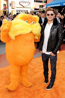Zac Efron at the premiere of Universal Pictures and Illumination Entertainment's 3D-CG "Dr. Seuss' The Lorax" at Citywalk on February 19, 2012 in Universal City, California.