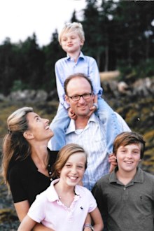 Prince Robert of Luxembourg and Princess Julie of Nassau with Prince Frederik of Luxembourg, Princess Charlotte of Luxembourg and Prince Alexandre of Luxembourg