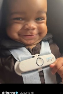 Rihanna shares first glimpse of baby boy in TikTok video