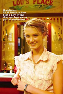 Delta Goodrem shared a photo of her character Nina on-set back in the day and thanked the show for launching her career.