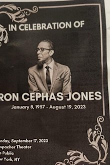 Ron Cephas Jones funeral