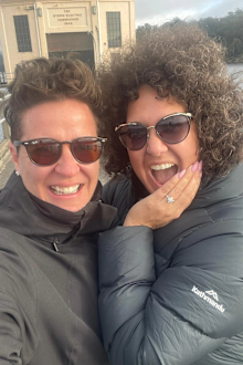 Casey Donovan and Renee Sharples