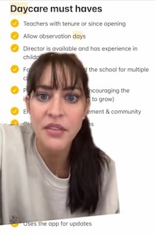 Mum Amanda Talijan shares her list of daycare must haves