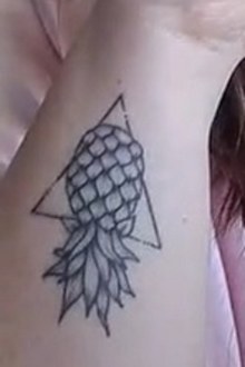 Pineapple tattoo mistake