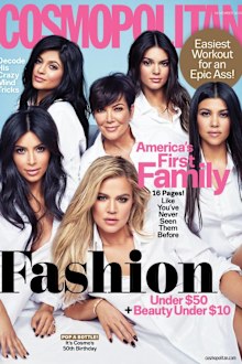 Kris Jenner, daughters, Kourtney Kardashian, Kim Kardashian, Khloé Kardashian, Kendall Jenner, Kylie Jenner, cover, Cosmopolitan