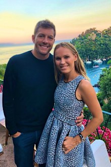Caroline Wozniacki and husband David Lee.