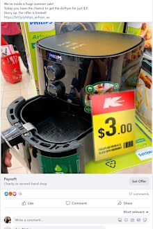 Air fryer scam
