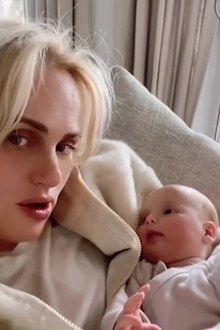 Rebel Wilson with daughter Royce.
