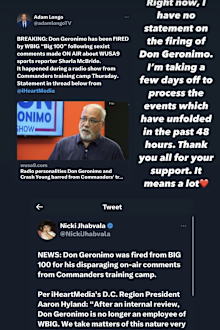 Sharla McBride responds to Don Geronimo getting fired