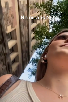 Woman harassed on street told she was "asking for it."