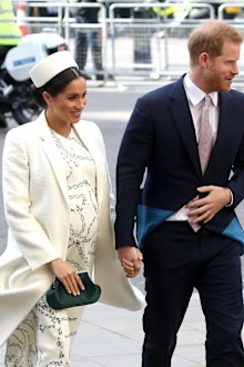 The Duke and Duchess of Sussex announced the pregnancy during the Pacific tour in 2018.